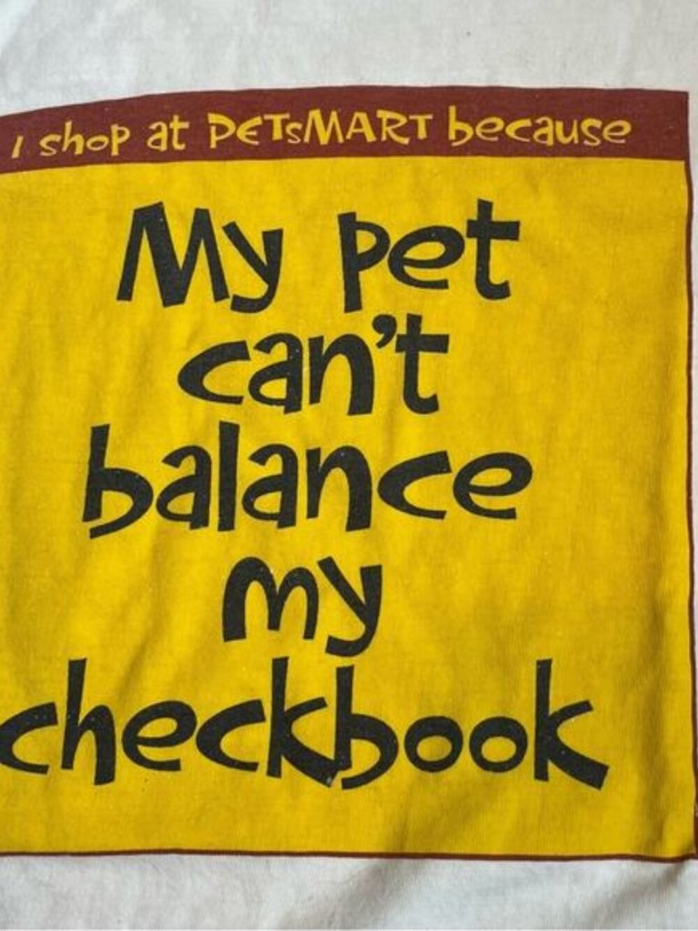 Pet Smart Graphic T Shirt Animal Cotton Vintage 2000s Funny Men's Medium - Picture 3 of 8